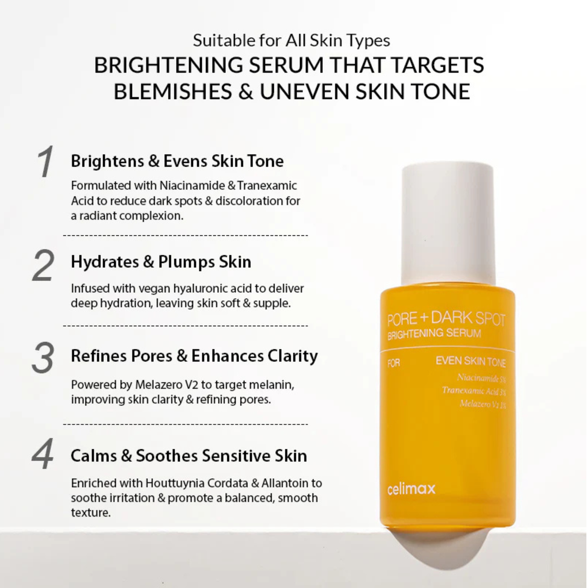 Celimax Pore+Dark Spot Brightening Serum 30ml