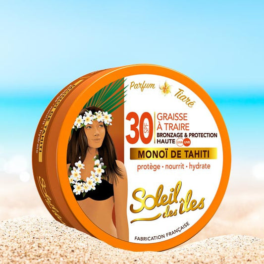 Graisse a Traire Bronzage et Protection SPF - Soleil des iles