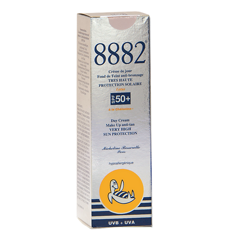 8882 Crème Teint Anti-bronzage Très Haute Protection SPF 50+