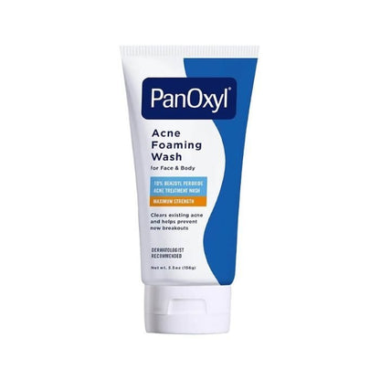 PanOxyl Acne Foaming Wash Benzoyl Peroxide 10% Maximum Strength