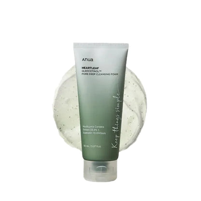 ANUA HEARTLEAF QUERCETINOL PORE DEEP CLEANSING FOAM