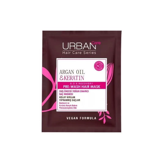URBAN CARE MASQUE NOURRISSANT AVANT LAVAGE ARGAN & KÉRATINE 50ML
