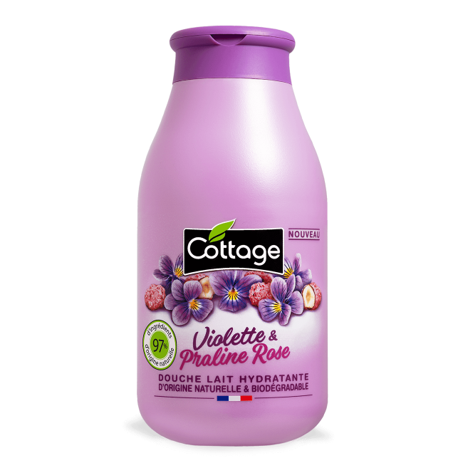 Cottage Douche & Bain Lait Hydratant Délicieuse Vanille 250ml