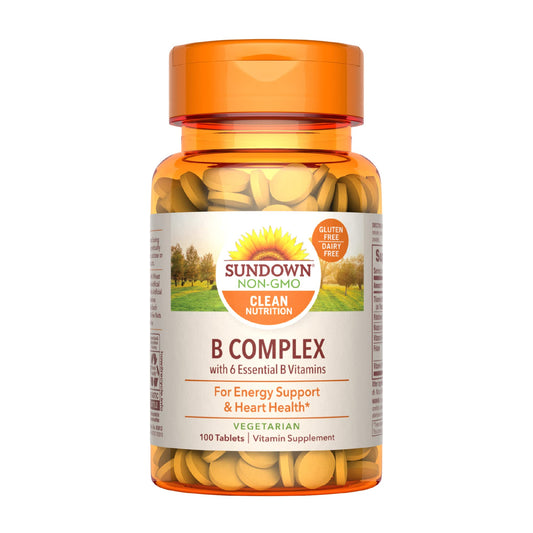 Sundown Vitamin B Complex 100% RDV, 100 Tablets